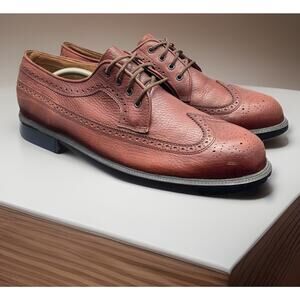 Rockport GORE-TEX Wingtip Brown Cordovan Leather Shoes Mens Size 12 Fast Ship